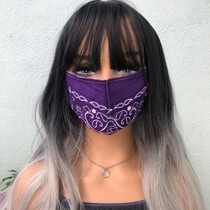 Beautiful Unique Handmade Masks ✨ Purple drop 💜